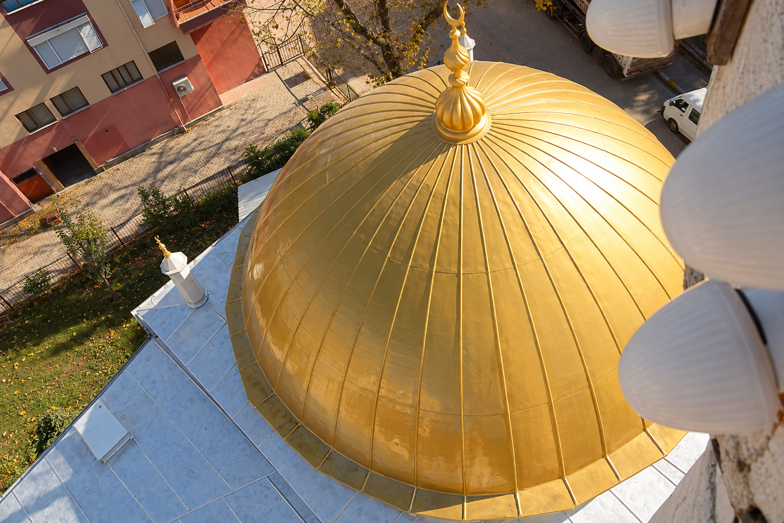 Bahçeli Camii uygulama detayı