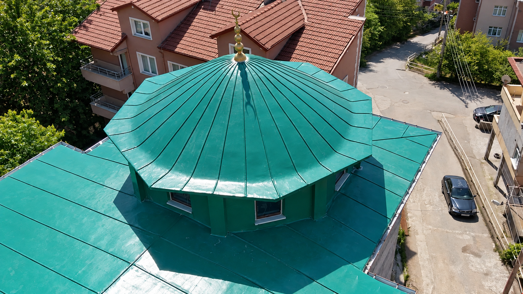 Elmatepe Merkez Camii uygulama detayı