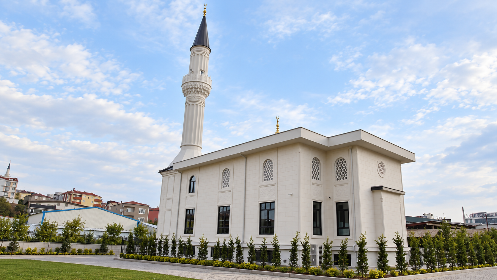 Eyüp Sultan Camii kaplama uygulaması