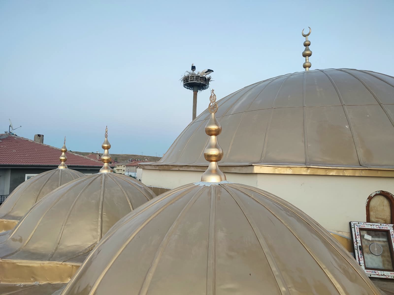 Kelkit Fatih Cami kaplama uygulaması