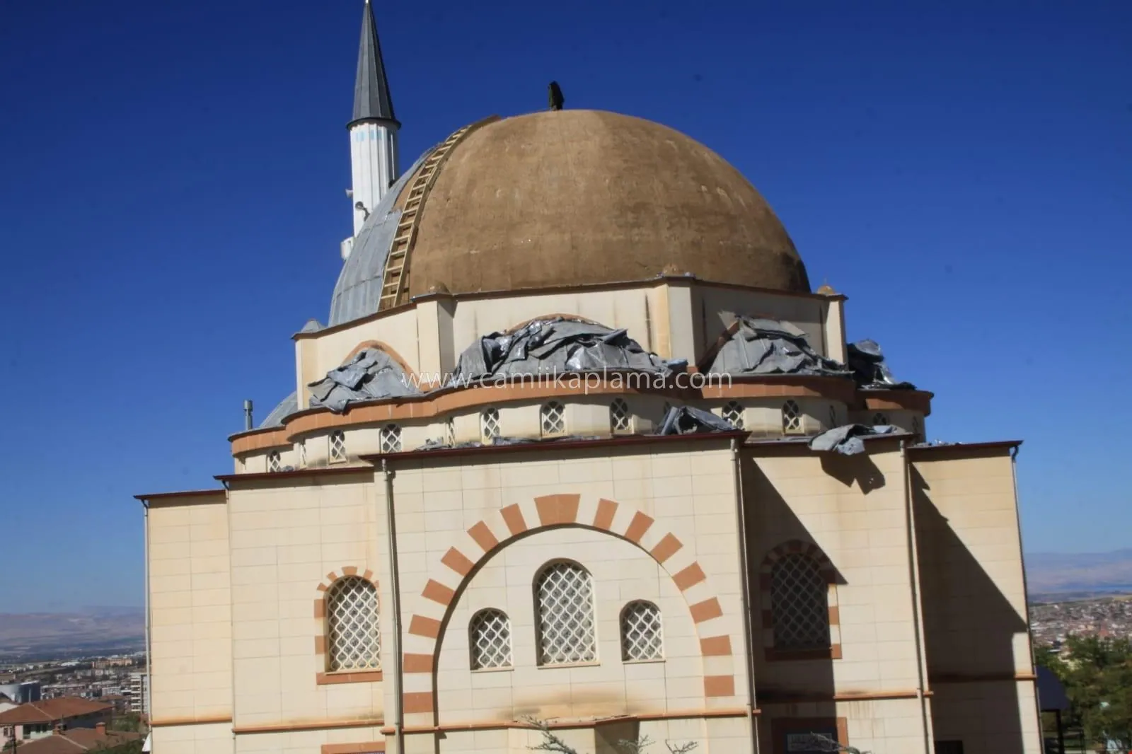 Minare Kurşun Kaplama uygulaması 7