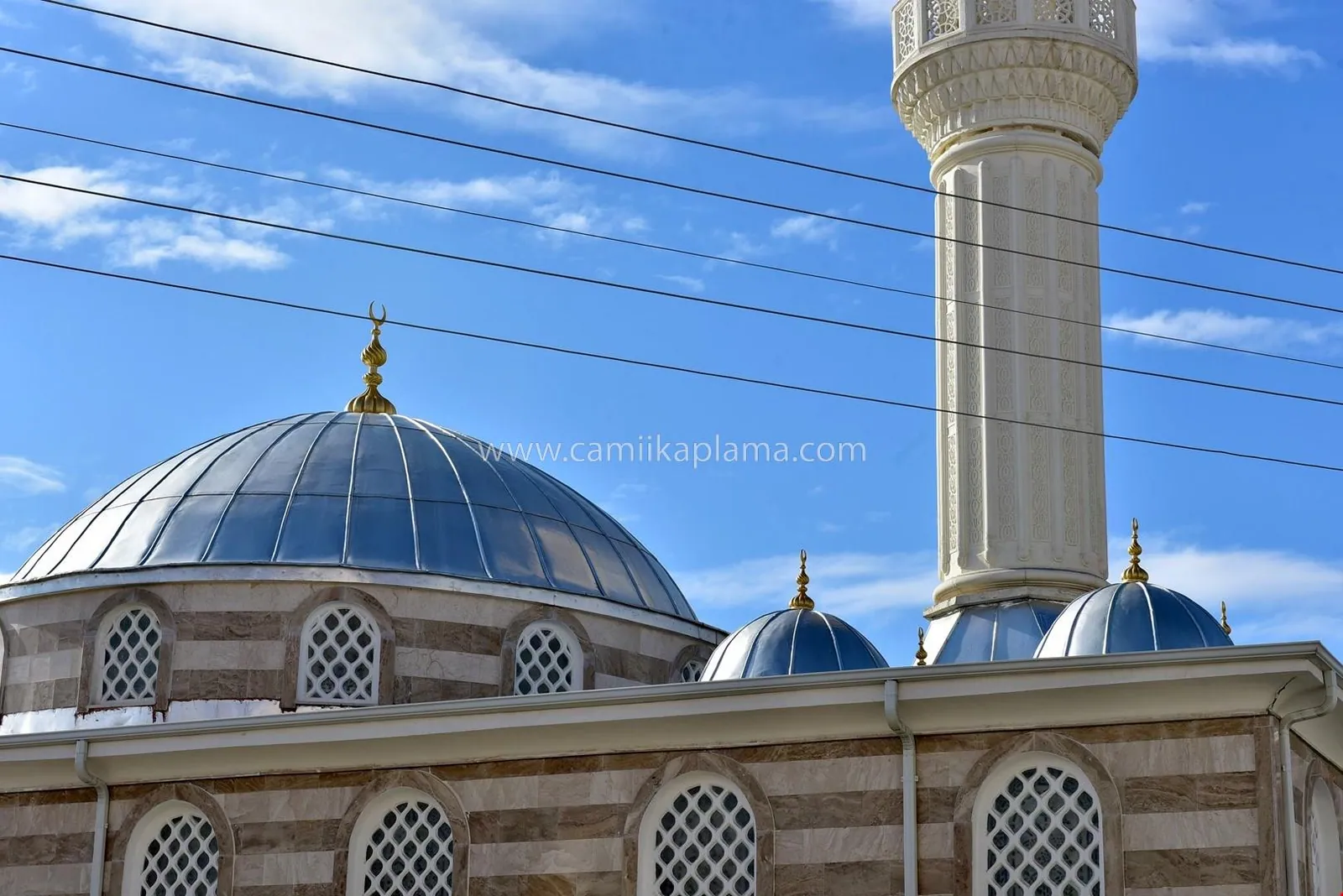 Cami Kubbe Kaplama uygulaması 4