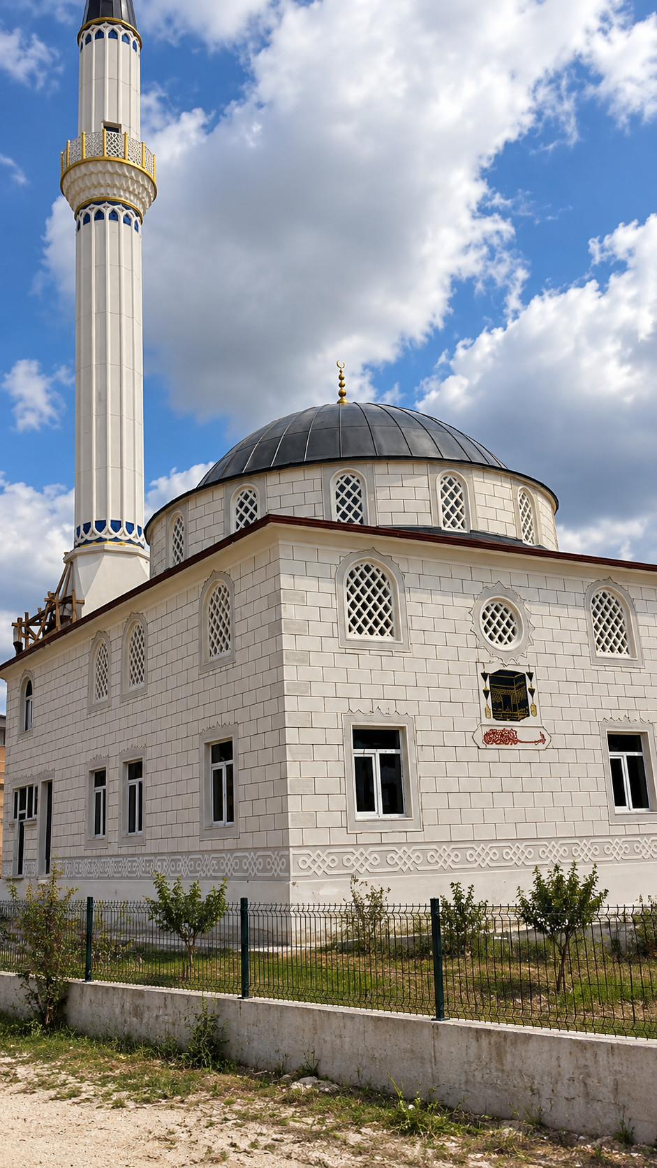 Suluca Köyü Site Mahallesi Camii kaplama uygulaması